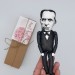 Famous German architect Modernist architecture - Gift for architect - Thoughtful gift - hand painted figurine & miniature book