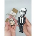 Willard Van Orman Quine American philosopher figurine