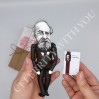 William James philosopher psychologist Father of American psychology - pragmatism - Physical therapist gift - hand painted doll + book